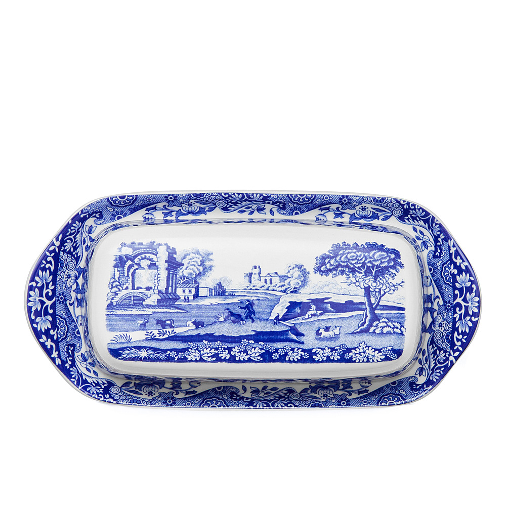 Масленка Blue Italian, 20 см от Spode