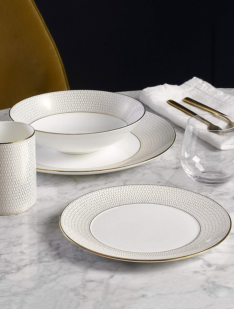 Закусочная тарелка Gio Gold (Arris), 20 см от Wedgwood