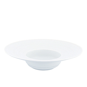 Суповая тарелка Hemisphere Satin White, 26 см от J.L.Coquet
