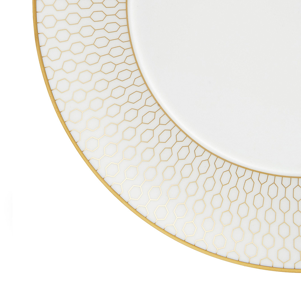 Пирожковая тарелка Gio Gold (Arris), 17 см от Wedgwood