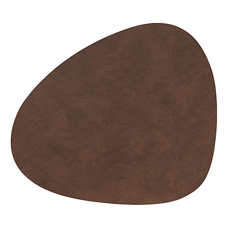 Плейсмат Curve Dark Brown, 37x44 см от Lind DNA