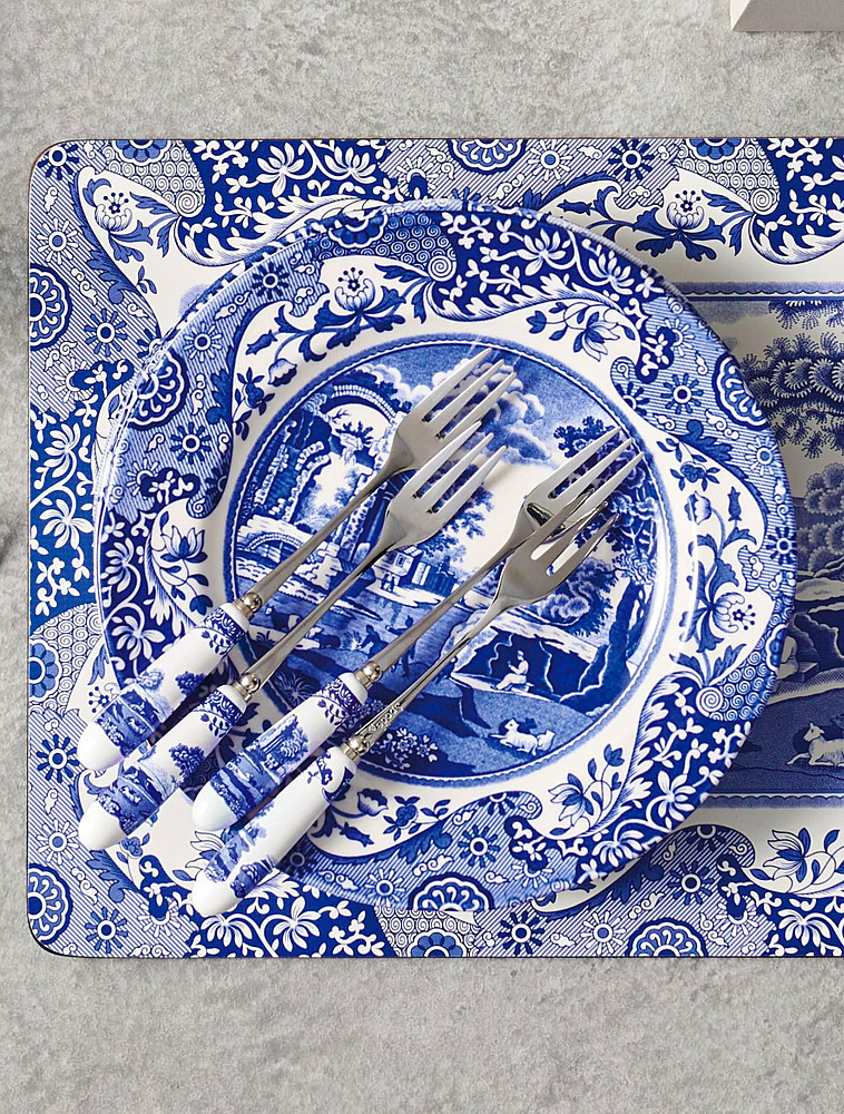 Набор из 6 десертных вилок Blue Italian, 15,5 см от Spode