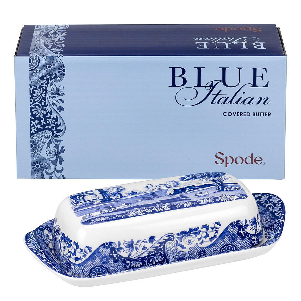 Масленка Blue Italian, 20 см от Spode