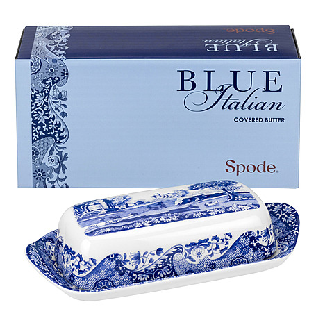 Масленка Blue Italian, 20 см от Spode