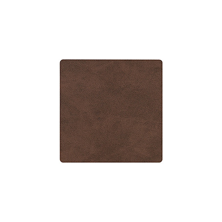 Подставка под стаканы и кружки Square Dark Brown, 10x10 см от Lind DNA