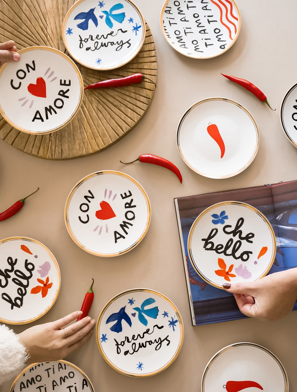 Пирожковая тарелка Con Amore, 17 см