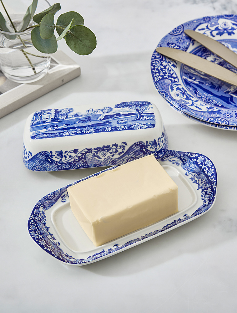 Масленка Blue Italian, 20 см от Spode