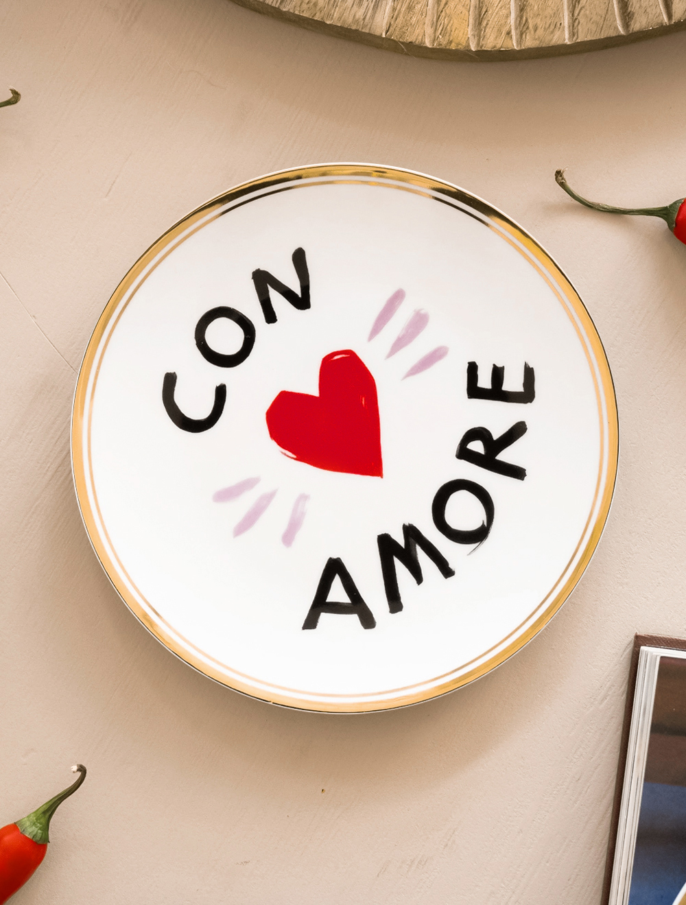 Пирожковая тарелка Con Amore, 17 см