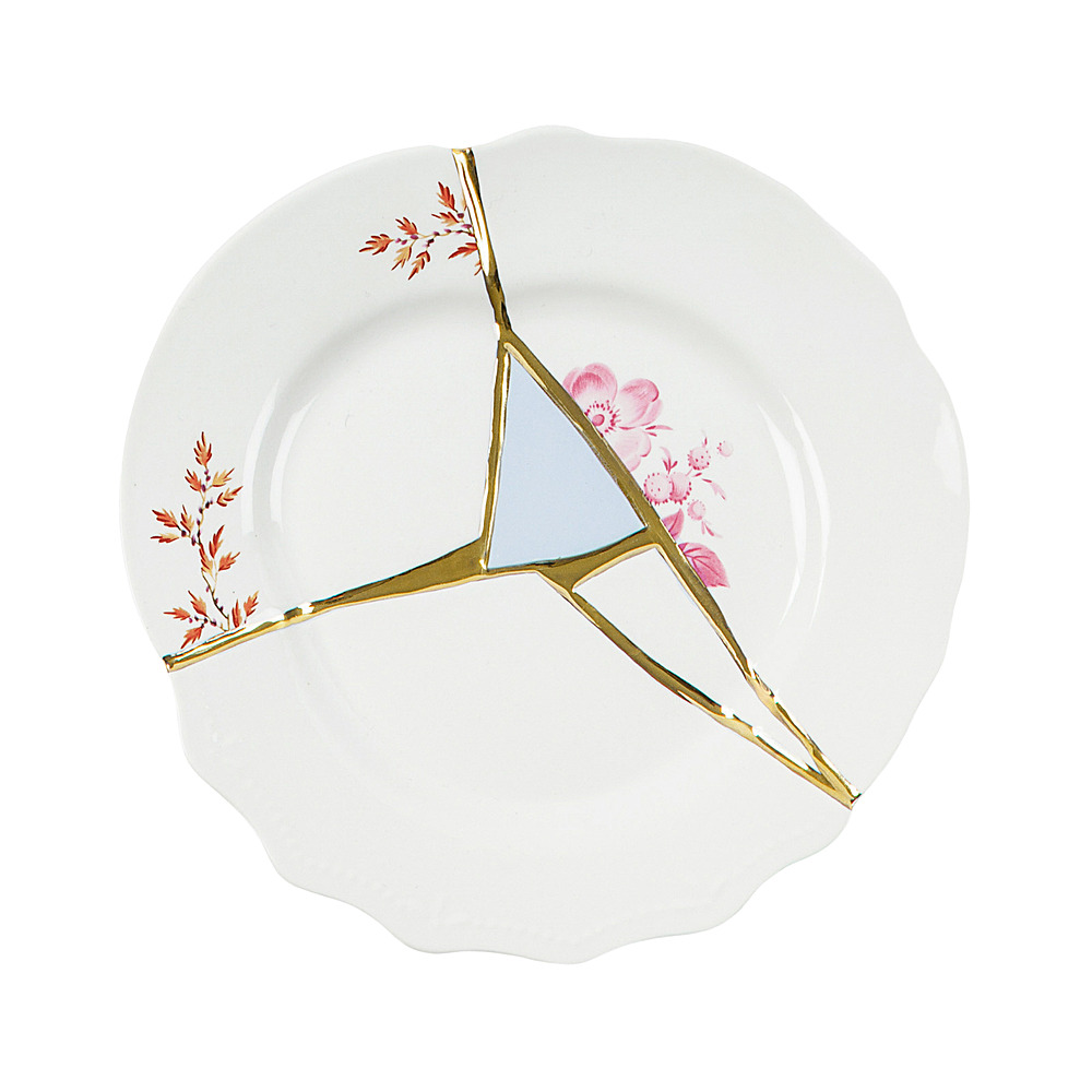 Закусочная тарелка Kintsugi, 21 см от Seletti