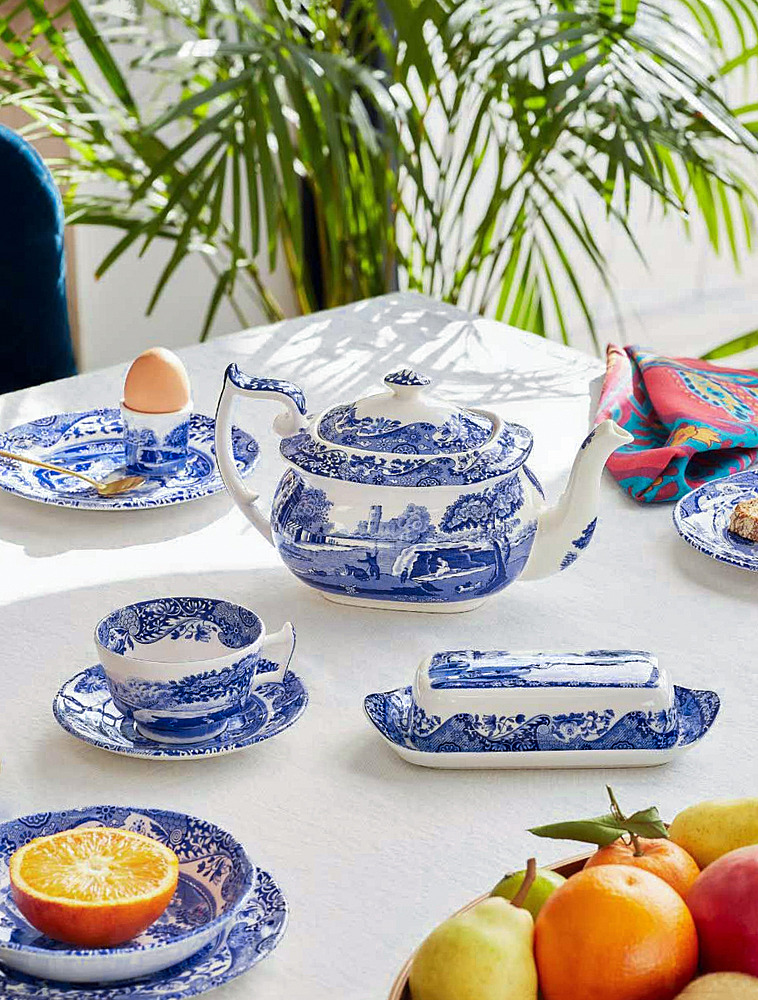 Масленка Blue Italian, 20 см от Spode